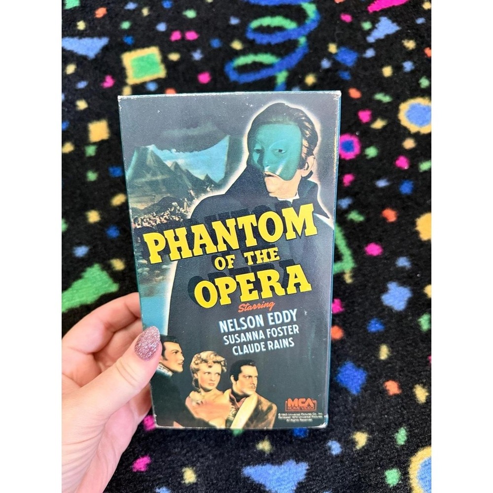 Phantom of the Opera VHS Movie